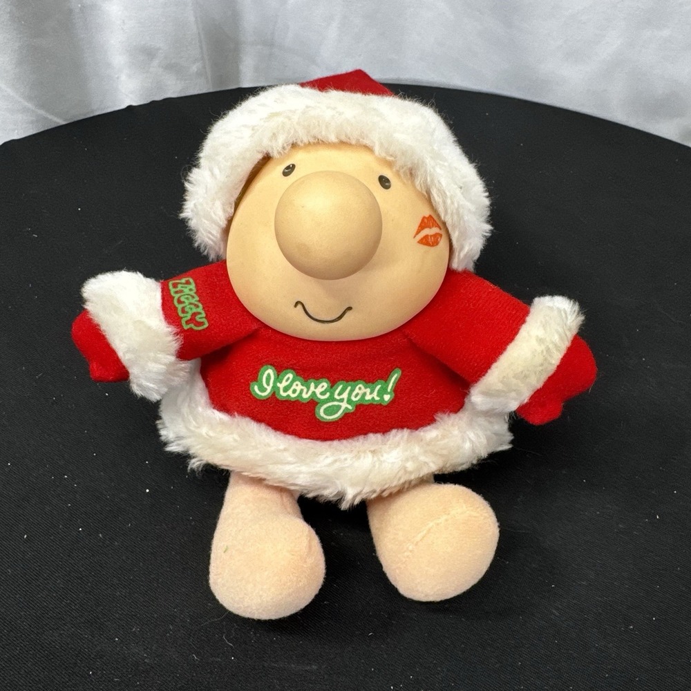 Vintage 1987 Ziggy Santa Plush I Love You American Greetings Christmas 6 Inch